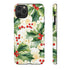 Christmas Holly on a Golden Background - Impact Resistant Phone Case iPhone 11 Pro Max Glossy
